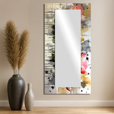 Watercolors Tulips Bouquet Of Spring Blooms II - Miroir traditionnel pour décoration murale