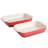 Crock-Pot 2 Piece Ceramic Bakeware Set, Red-61414695
