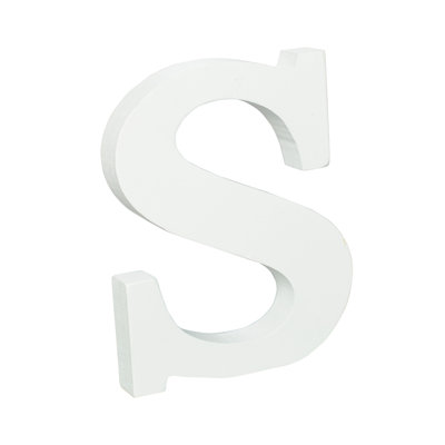 Text & Numbers Letter Block