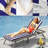 All-weather Outdoor Chaise Lounge Cushion, 3-inch Thick Lounge Chair Cushion With Adjustable Headrest, Fits 70-72" Patio Chairs, Indoor/outdoor Use-1451549970-1451549967