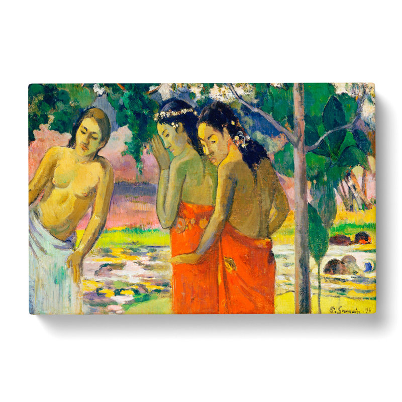 Three Tahitian Women by Paul Gauguin - Wrapped Canvas, 50cm H x 76cm W x 3cm D