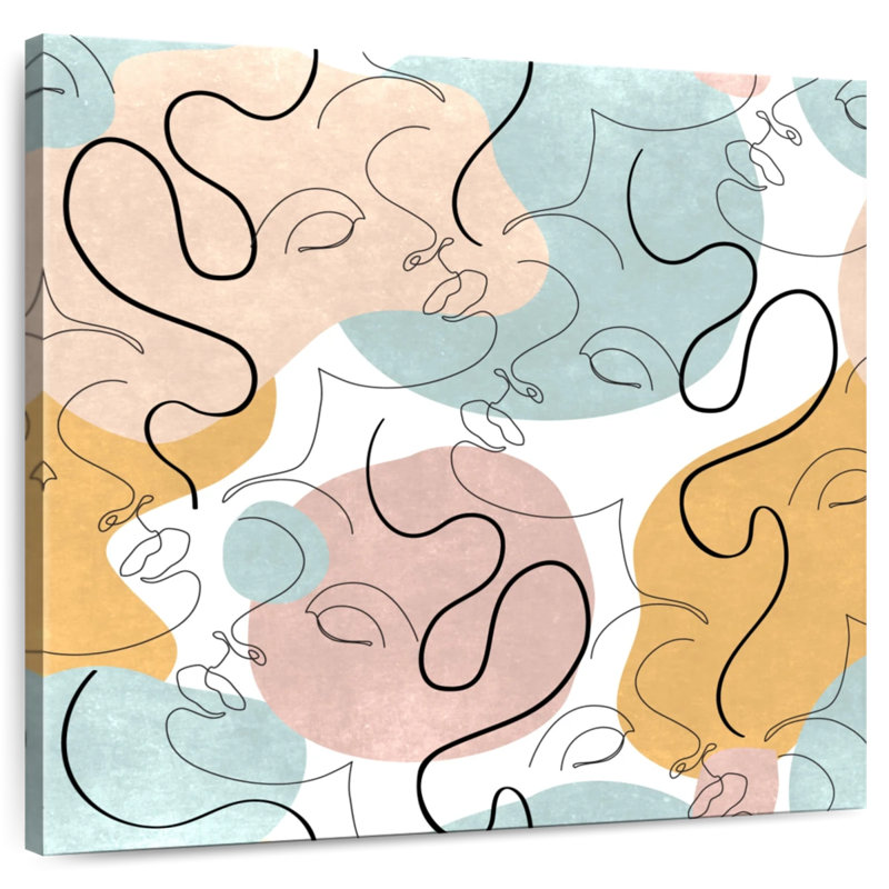 Portrait de femme abstraite Kerner