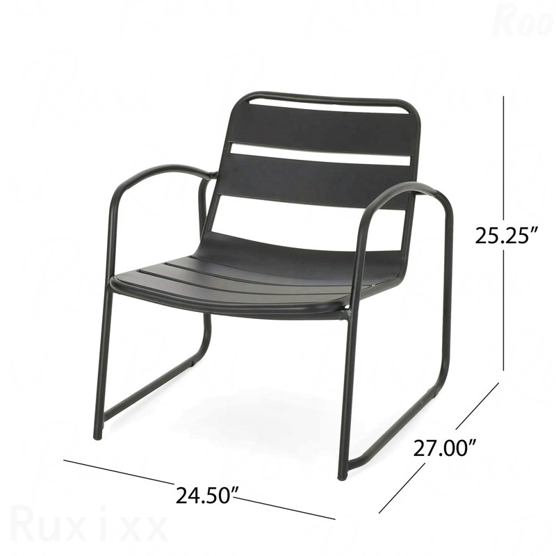 Ensemble de conversation pour chat, Noir mat