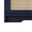 Banc de rangement moderne en rotin