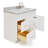 Hamlet 43 " W Freestanding Standard Free Standing 1 Single Vanity Bathroom Vanity With Carrara Marble Top-70315850
