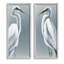 «Nautical Egret Portraits Single Photo Frame» par Grace Popp, 2 pièces sur toile-1830921584