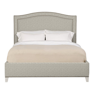 Caroline/Casey Queen Upholstered Low Profile Panel Bed