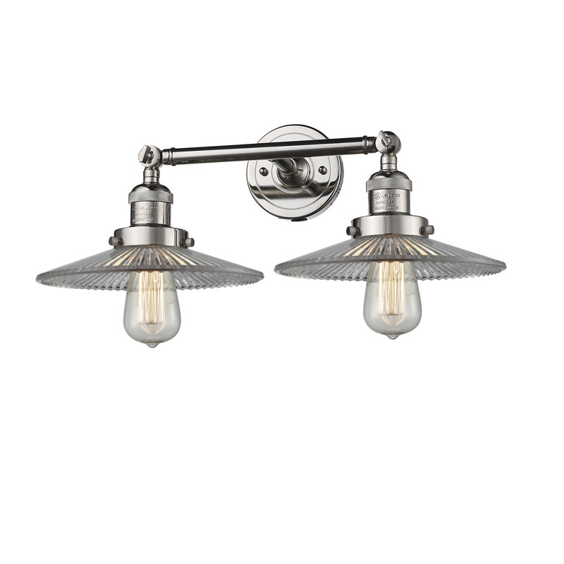 Miramontes 2 - Light Dimmable Vanity Light, 6 Watt Vinage LED Bulb, Polished Nickel