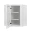 Porte d'angle blanche Koville-128594110