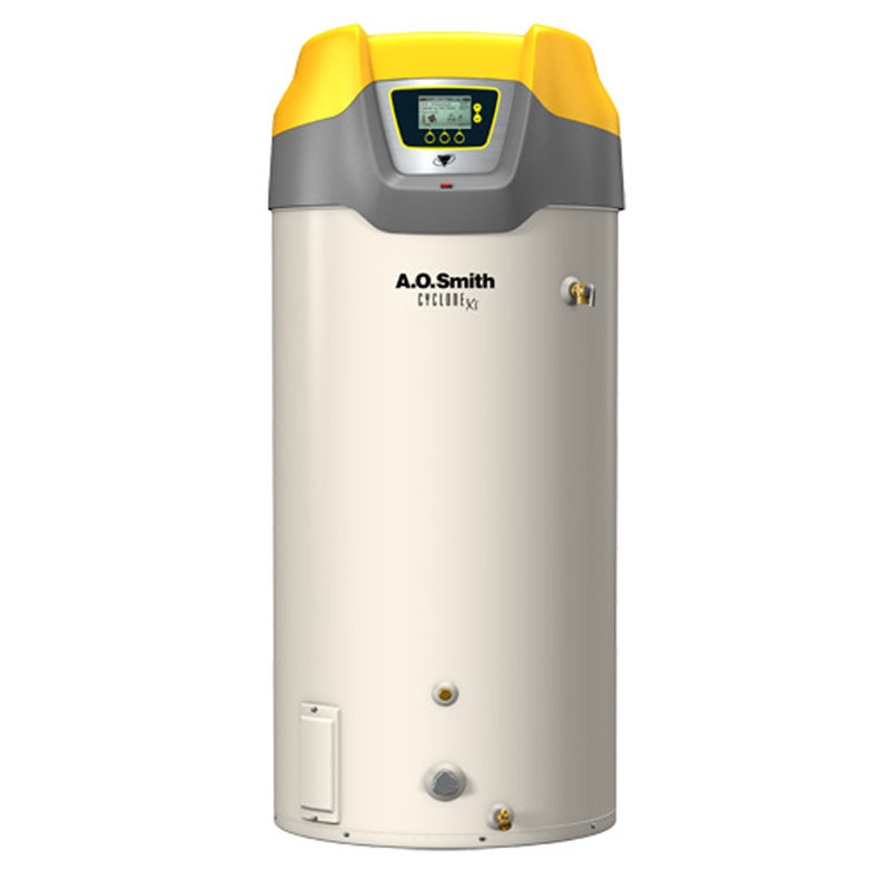 Chauffe-eau de type réservoir à gaz nat 100 250 000 gal à gaz d’alimentation Cyclone Xi