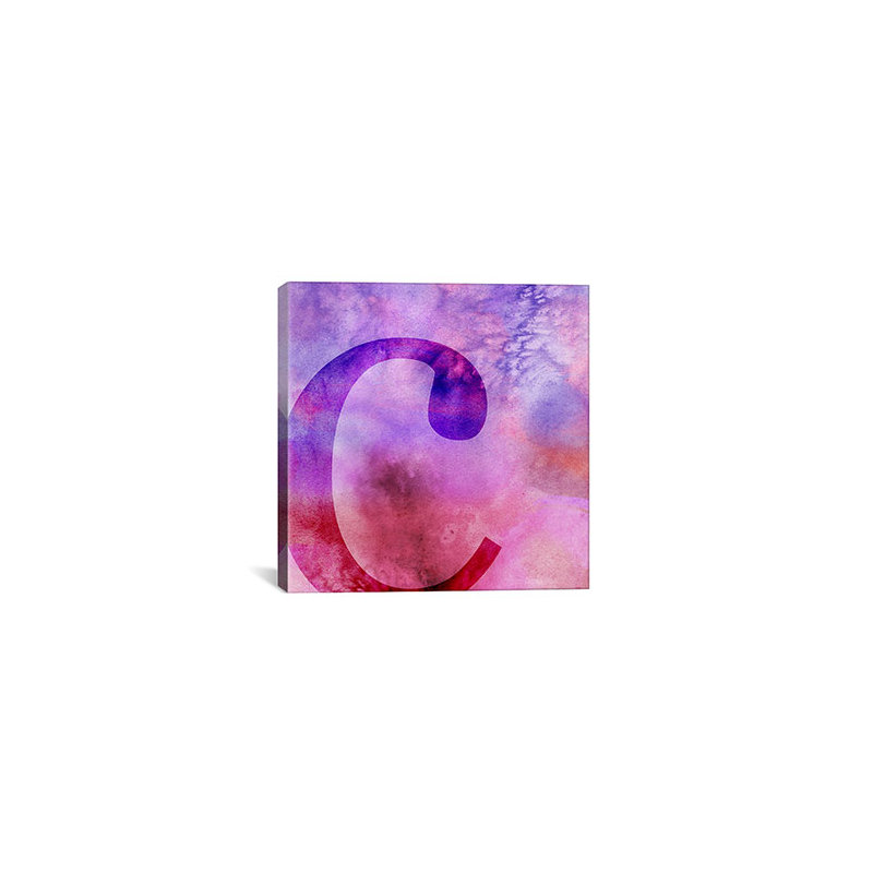 Art textuel sur toile, c, H 12 po x l 12 po x P 0,75 po