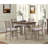 Counter Height Two Tone 4 Drawer Dining Table