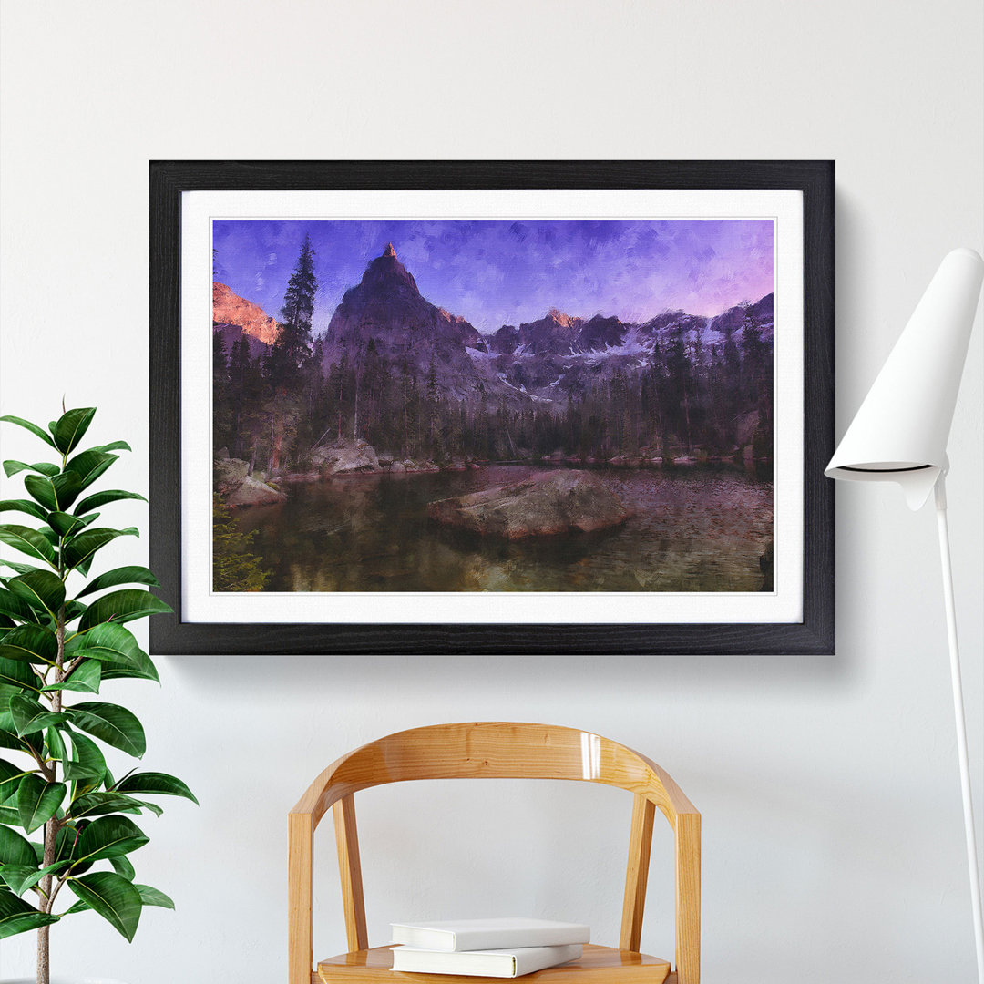 Eagle Peak Mountain - Picture Frame Painting