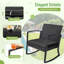 Ensemble bistro long pour 2 personnes 16 po Anniah Square-266413299