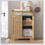 Armoire à café avec tiroir, tablette réglable et porte de grange pour un décor moderne