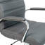High Back Executive Swivel Office Chair with Metal Frame and Arms-1768877466