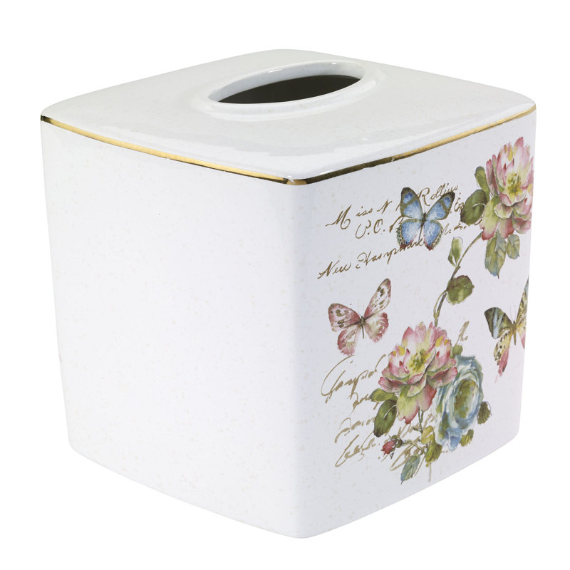 Couvre-boîte de papier hygiénique Butterfly Garden