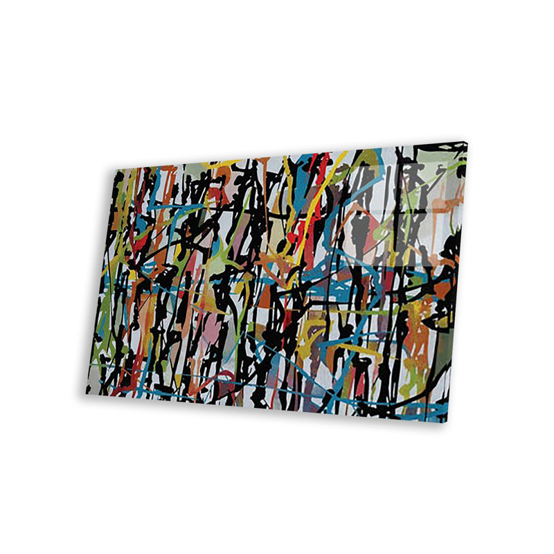 Pollock Wink XV, impression sur verre acrylique, H 16 po x l 24 po x P 0,25 po