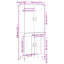 Mirayah 4 Door Manufactured Wood Wardrobe-1808290020