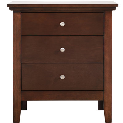 Hammond G5425-N 3 Drawer Nightstand , Cappuccino