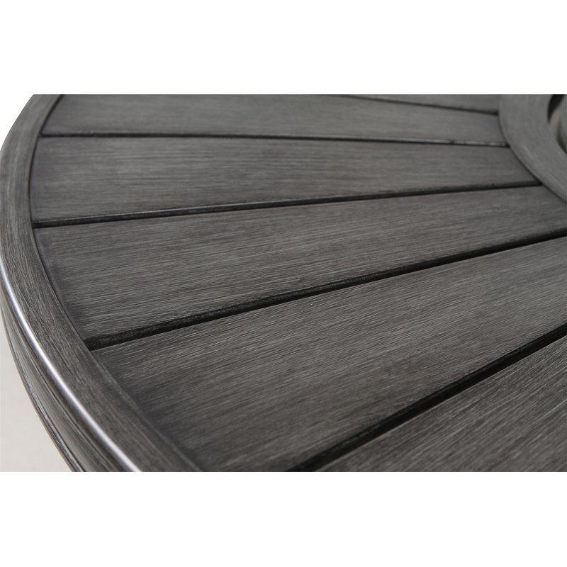 Table de foyer d'extérieur au propane 25 H x 52 W, Gris