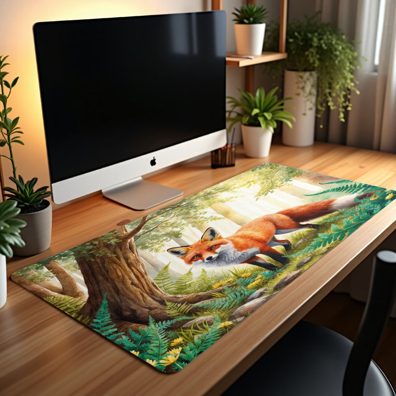 Polyester Desk Pad, 31.5x15.5