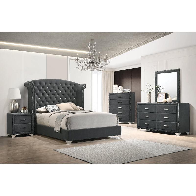 Thoreson 60'' W 6 - Drawer Dresser, Gray