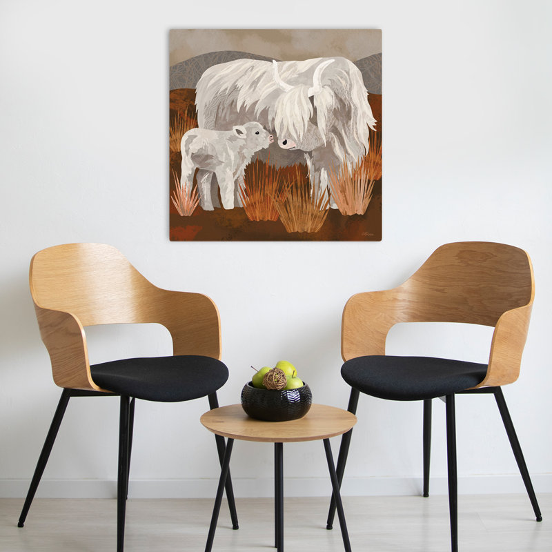 Art contemporain fantaisiste Precious pair, H 24 po x l 24 po