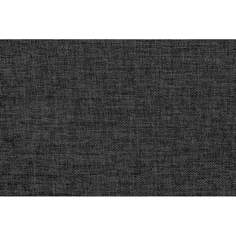 Upholstered Chaise Lounge, Polyfibre noir