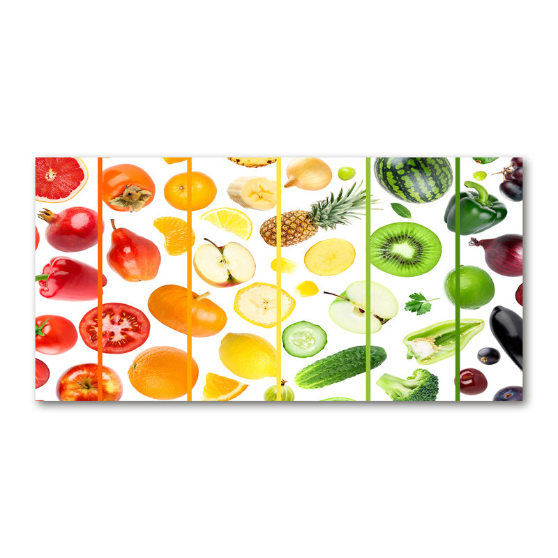 Fruits And Vegetables - Wrapped Canvas Print