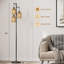 Lampe sur pied à branches à intensité variable de 68 po avec 3 ampoules DEL, éclairage sur pied de style industriel Boho pour le salon, la chambre à coucher et le bureau