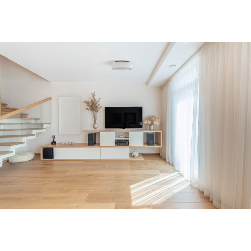 Linen LED Flush Mount, Aged Bronze