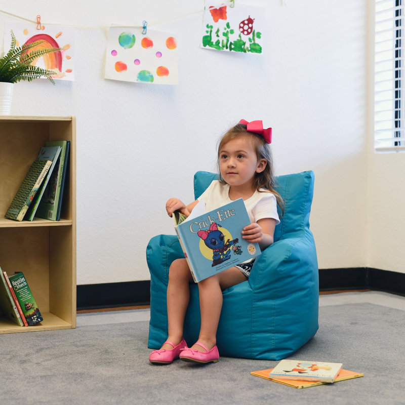 Petit fauteuil à billes Cali Little Bear, Nylon turquoise, Grand