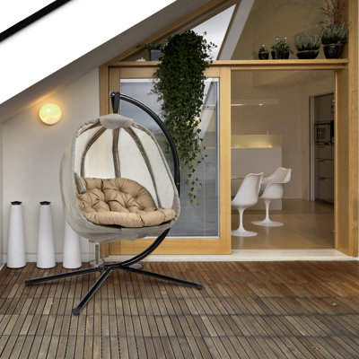 Solvey Swing Chair with Stand