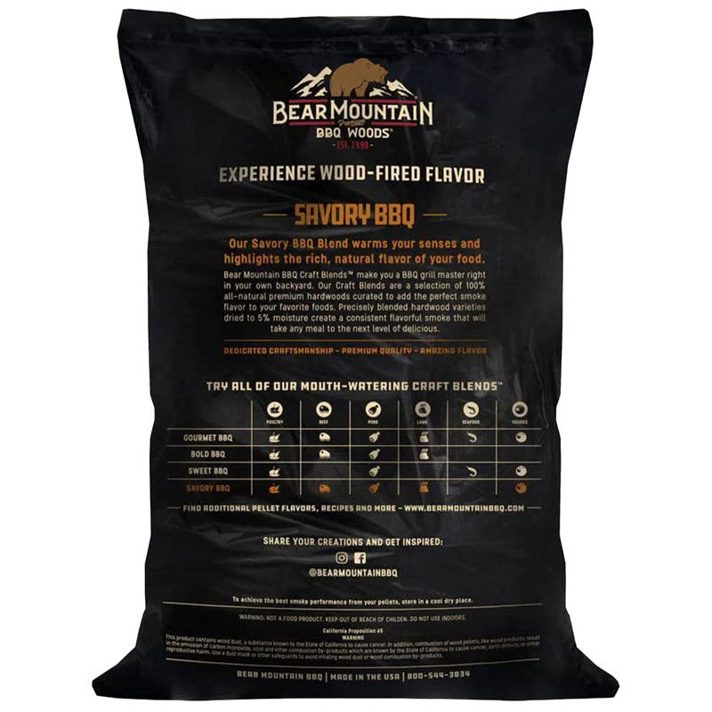 Bear Mountain BBQ 20 Lb. Pellets