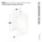 Recessed Frameless Single Door Medicine Cabinet with Adjustable Shelves