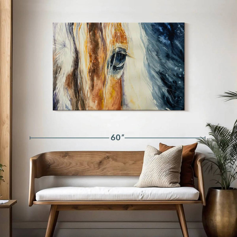Oeil de cheval Brampt, H 30 po x l 45 po