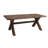 Earley 6 - Person Solid Wood Top Trestle Base Dining Set