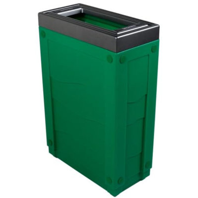 Sturdy Essentials Reform 23 Gallon Slim Cube Waste Bin For Organic Waste In Commercial Spaces - Arenas, Schools, Offices, And All Public Spaces - Organics