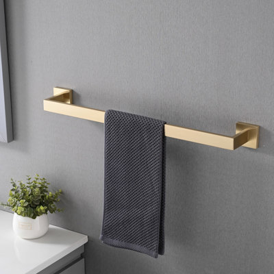 4 Bathroom Accessories, Brushed Gold - 304 Stainless Steel, , Modern Design For Every Space Hardware Stainless, , Various Living Spaces