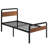 16 Inch Bed Frame with Wood Headboard and Footboard-2009799402