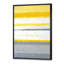 «Gray and Yellow Blue Abstract XIII», reproduction d'art sur toile-51146056-51146054
