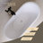 59'' Acrylic Freestanding Soaking Bathtub In Gloss White Finish
