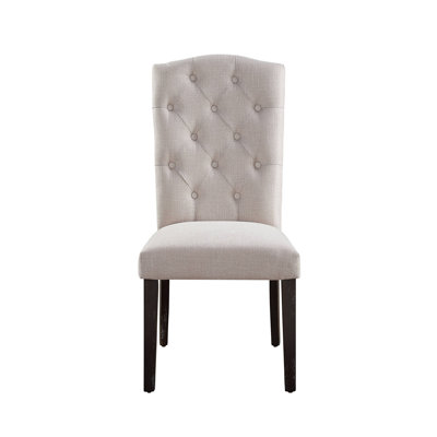 Gerardo Beige Linen & Dining Chair (Set Of 2)