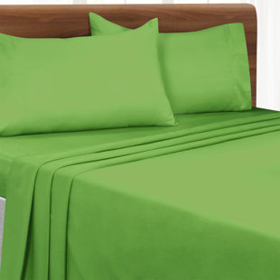 Double Brushed Microfiber Bedding Set Queen, 4 Piece Deep Pocket Queen Sheet - Ultra Soft, Easy-Fit, Wrinkle Free, Quick Dry, Easy Care Queen Sheets