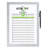 DURAFRAME Note Sign Holder, 8 1/2" X 11", Silver Frame