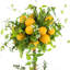 Faux Lemon Tree in Ceramic Planter