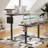 Buchholtz 120cm W Board Height Adjustable Rectangle Standing Desk-1369404261