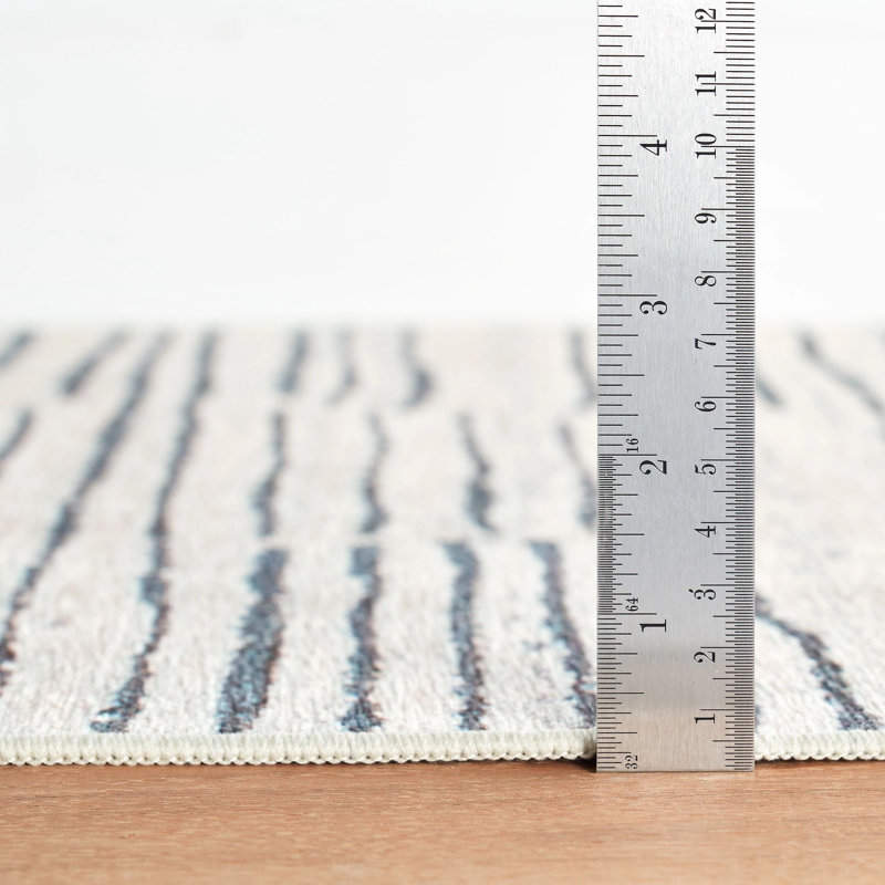 Tapis lavable imprimé à la machine Avery Everglade, Rectangle 4 pi x 6 pi