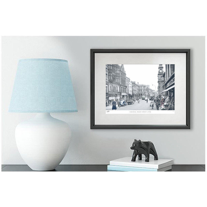Lincoln, High Street C1950 - Single Picture Frame Print, 48.4cm H x 63.6cm W x 2.3cm D